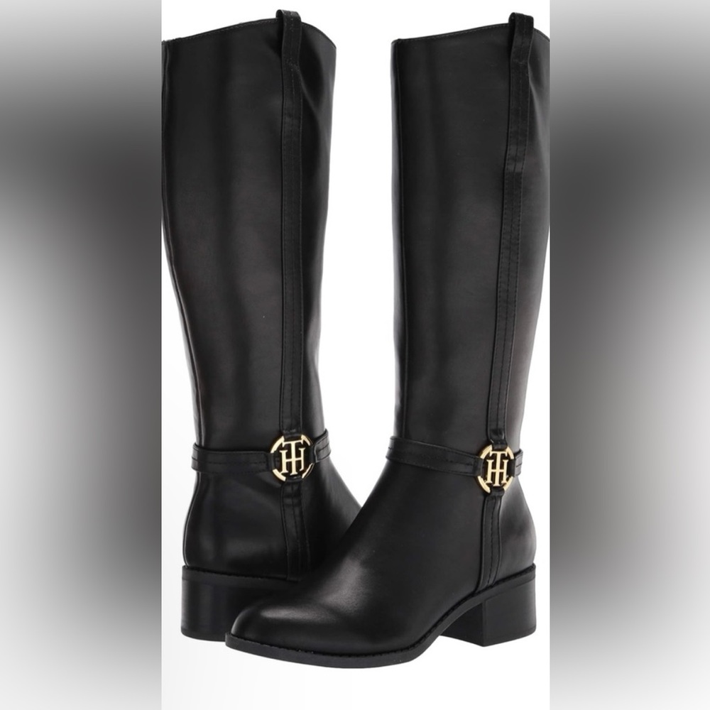 Tommy Hilfiger Diwan 2 Faux Leather Knee-High Boots